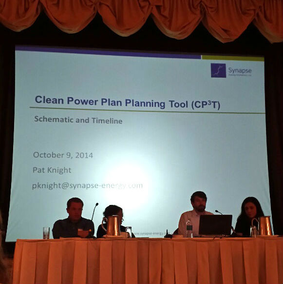 Pat Knight presenting on Clean Power Planning Tool at Beyond Coal Conference