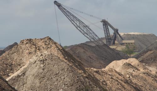 Coal mine in Texas