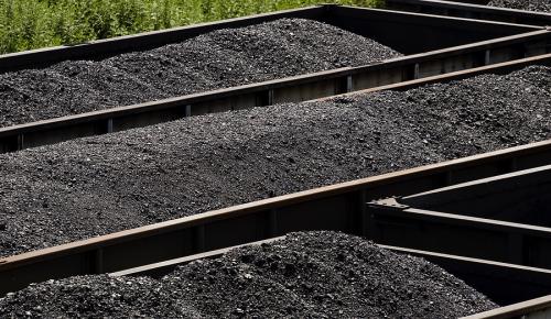 Coal being transported in West Virginia