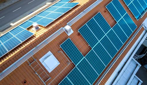 Apartment complex with distributed solar