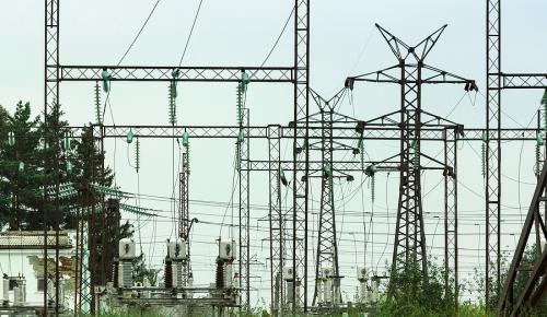 Substation in residential area