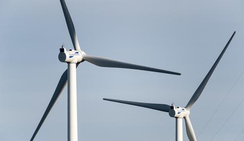 Wind turbines in Fairhaven Massachusetts