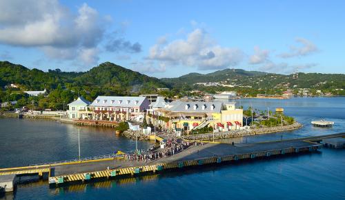 Port in COXEN HOLE, ROATAN, HONDURAS