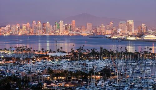 San Diego Skyline at Night