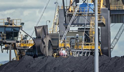 Coal export terminal in Mackay, Queensland