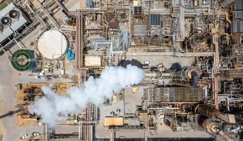 Oil refinery in Texas