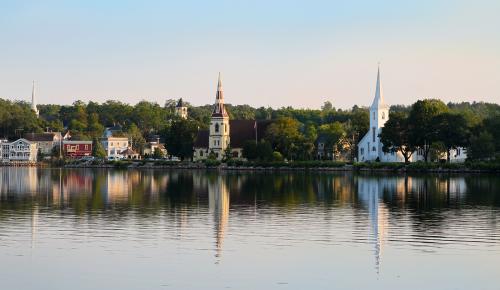 Town of Mahone in Nova Scotia