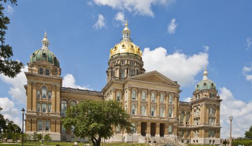 State capital building of Iowa