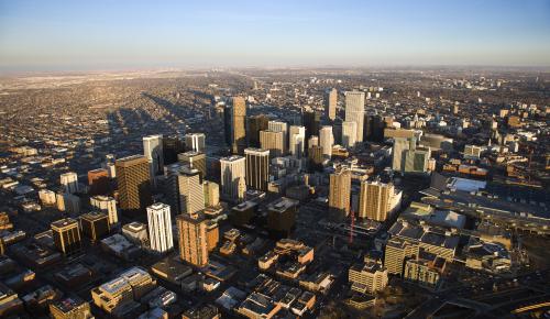 Denver CO from above