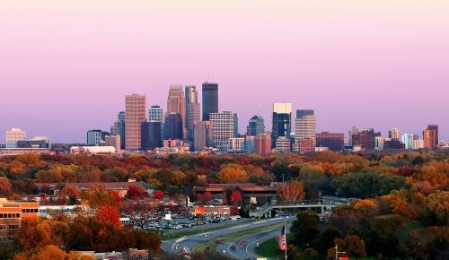 Minnesota at sunset