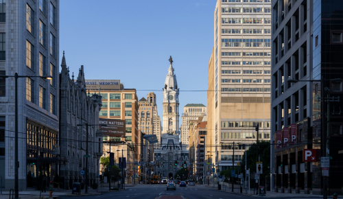 Broad St in Philly