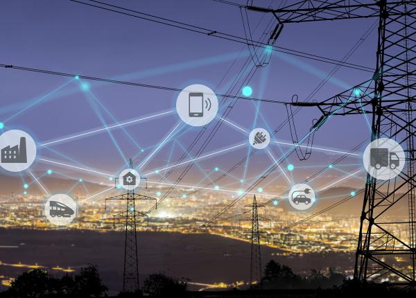 Electric connected city